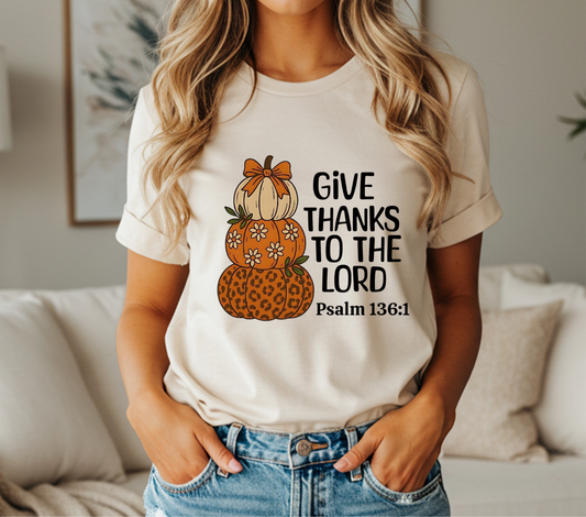 Give Thanks To The Lord