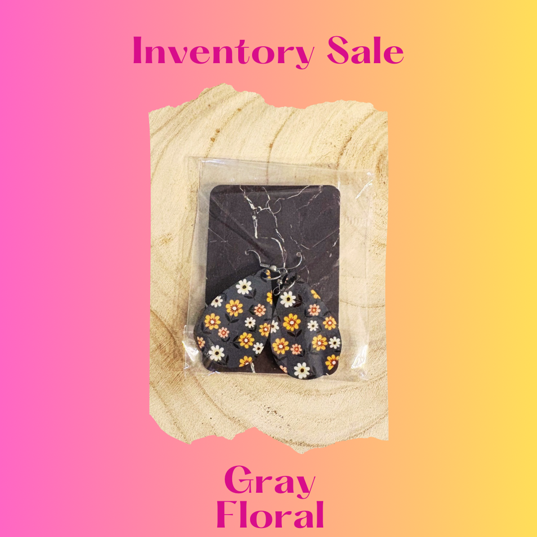 Gray Floral