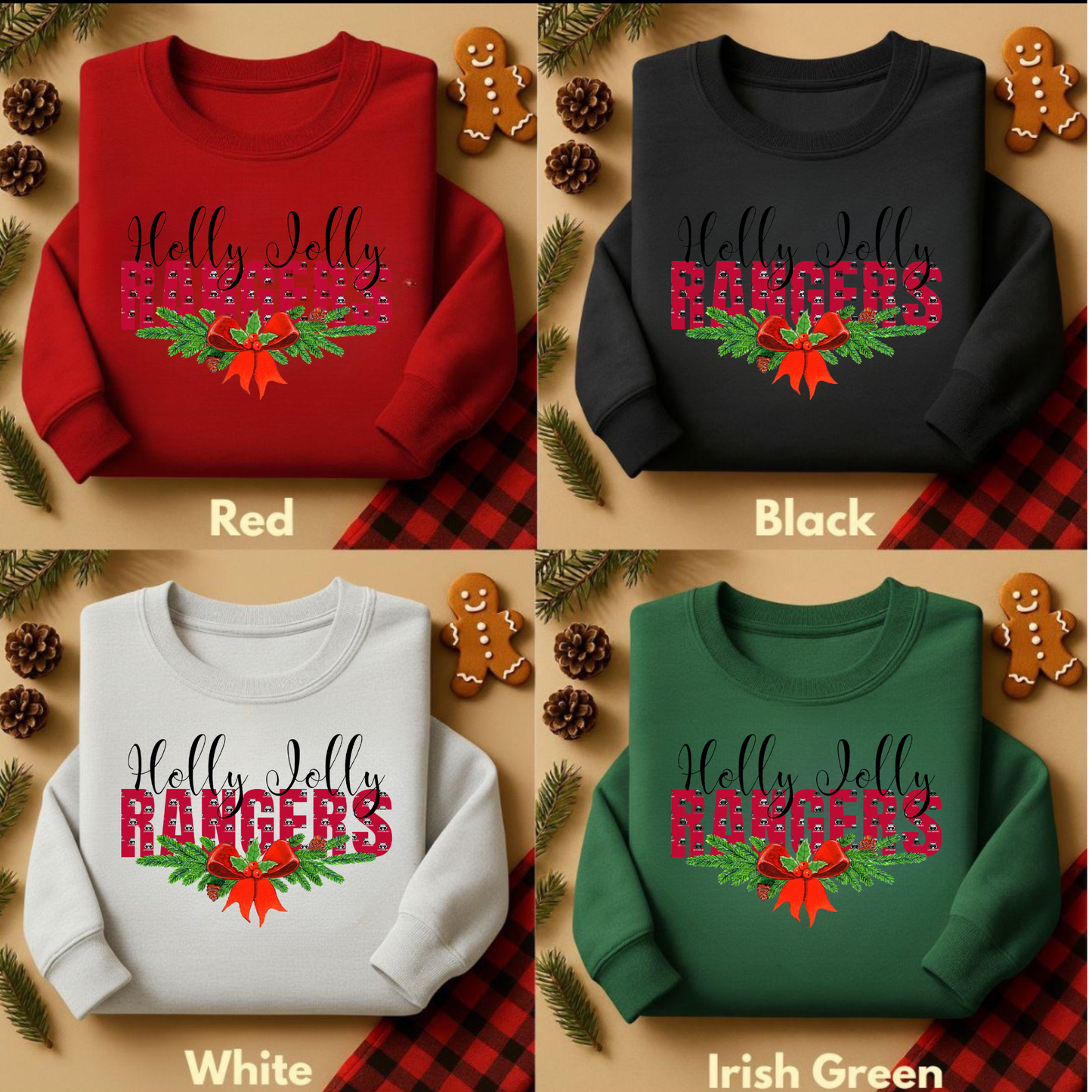 Customizable Holiday School Team