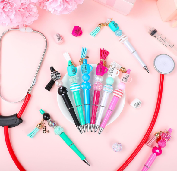 Nurse Life Beaded Pen