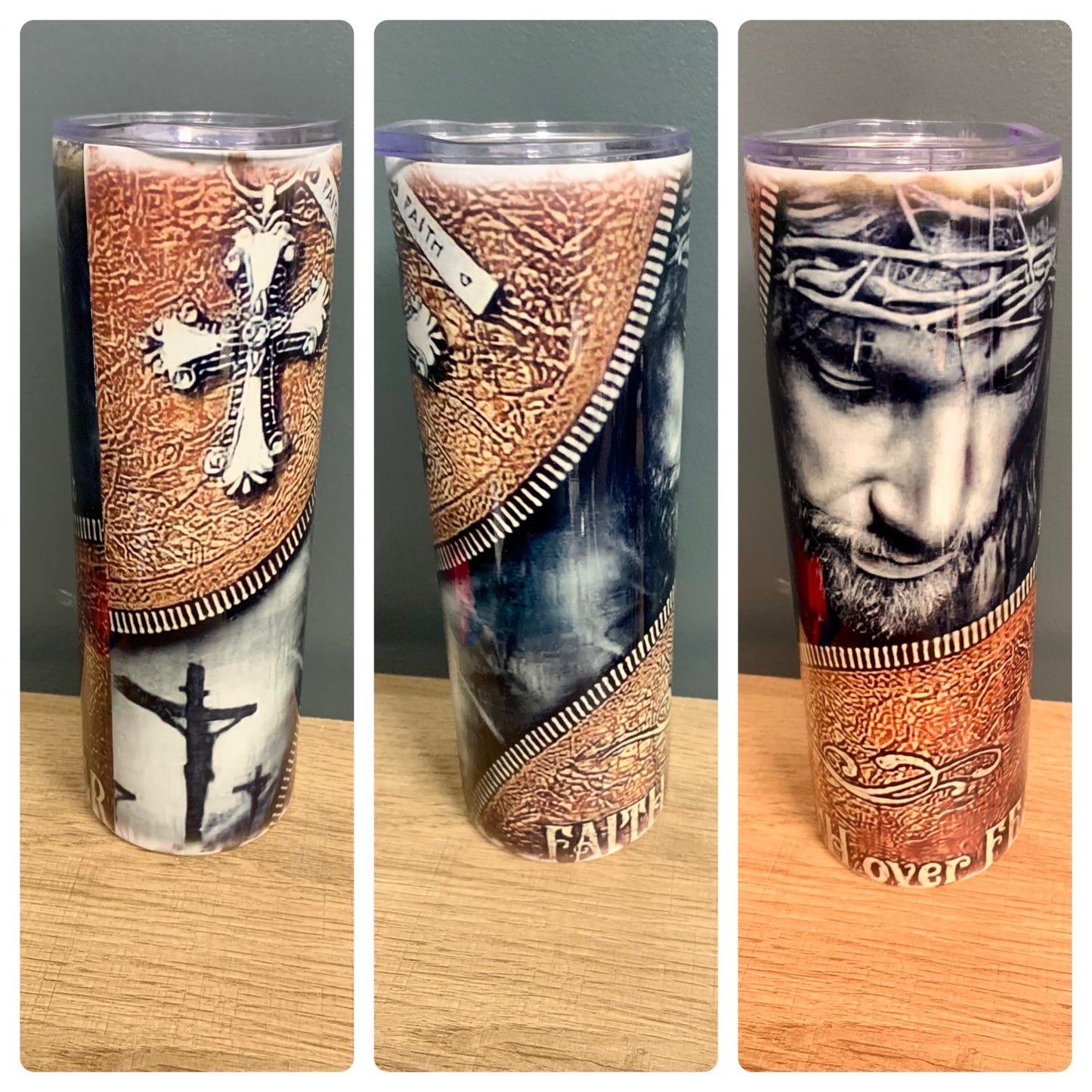 Faith over Fear 20 oz tumbler