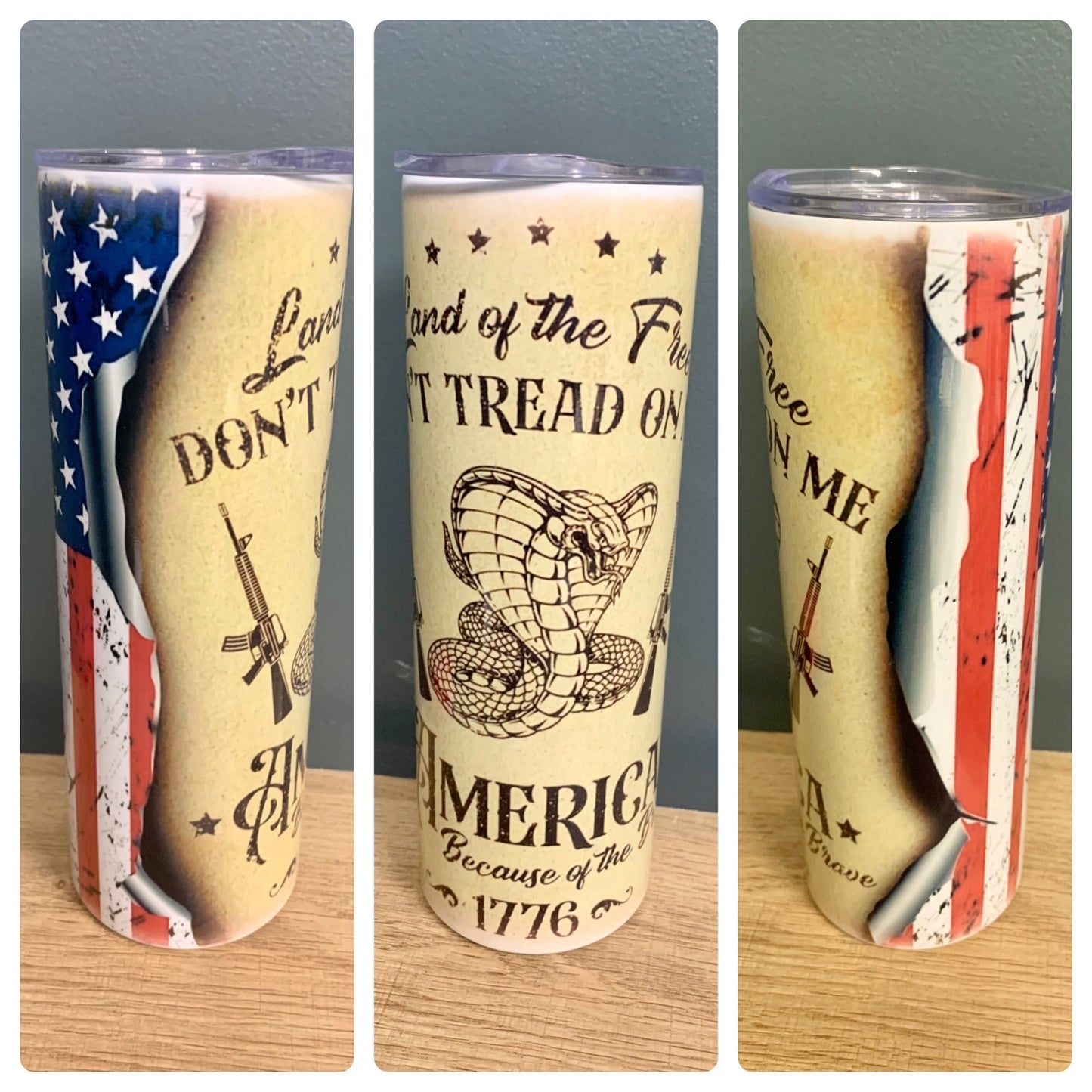 Patriotic 20 oz tumbler