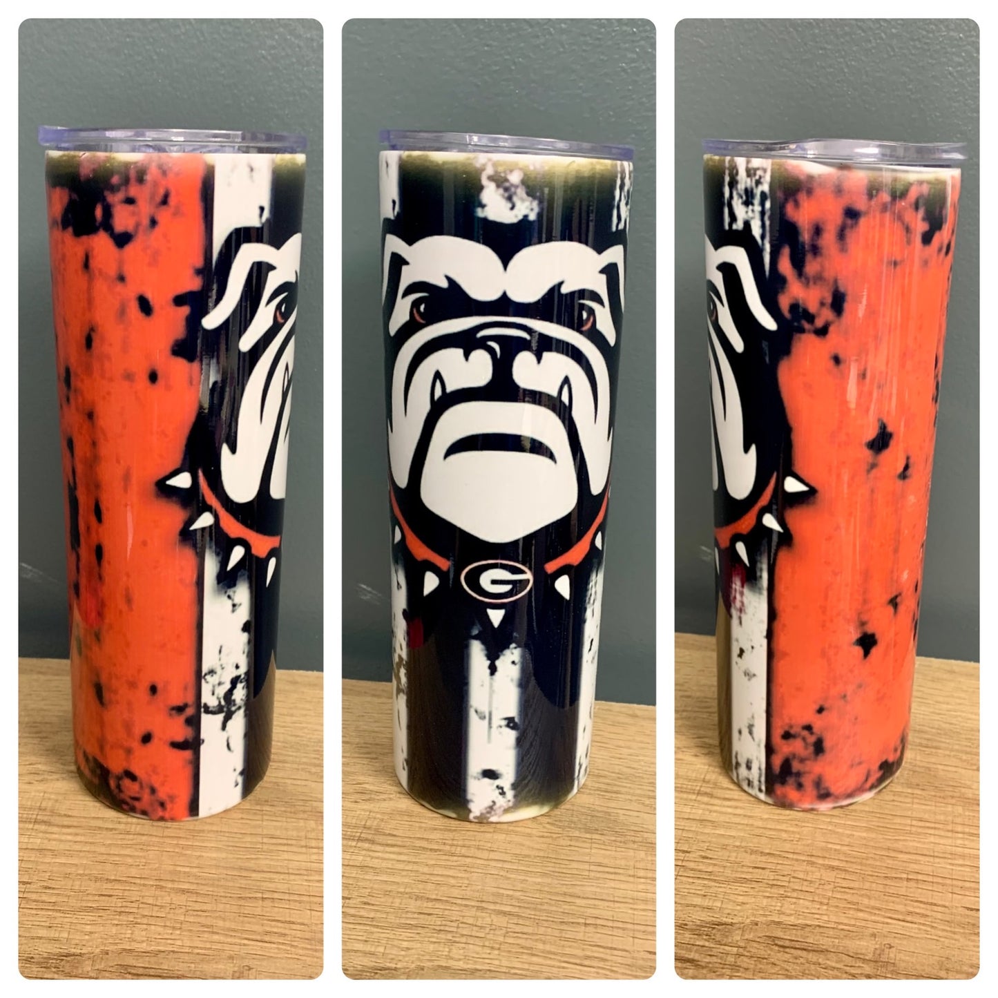 Georgia Bulldog 20 oz tumbler