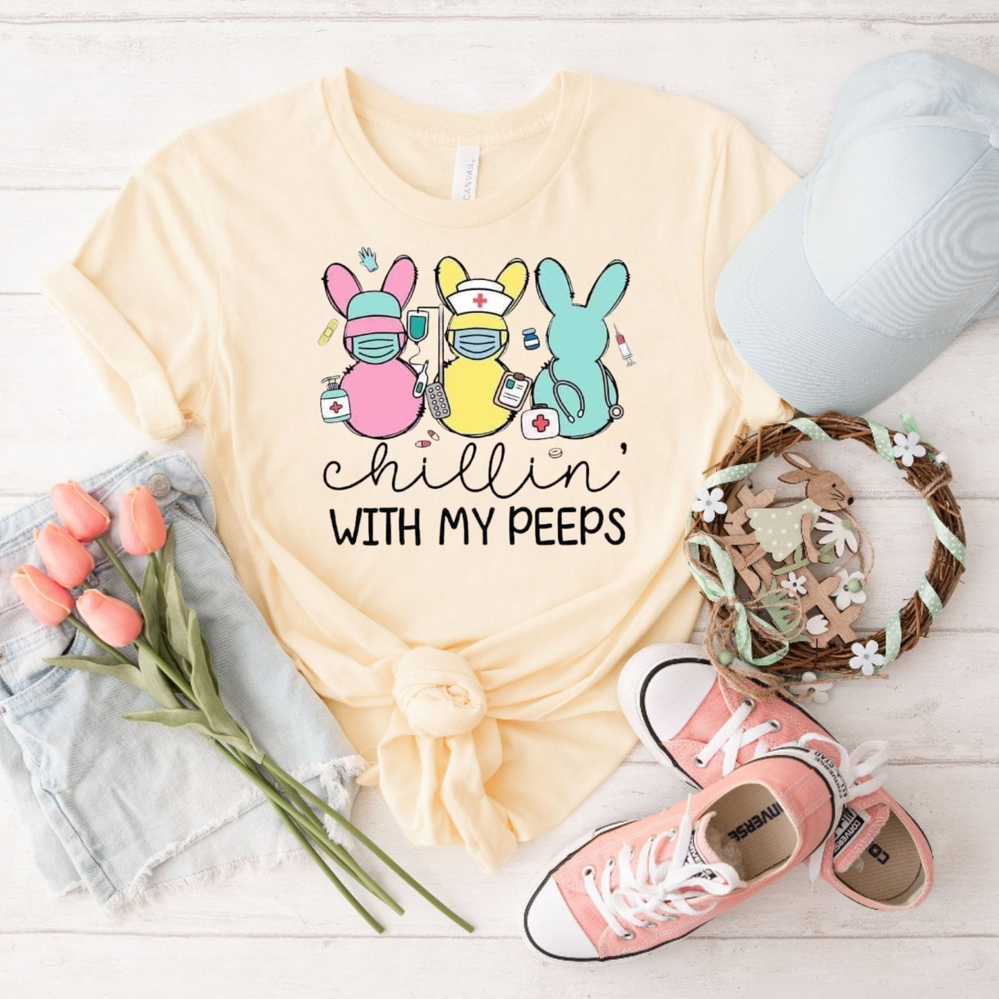 Nurse Chillin With My Peeps