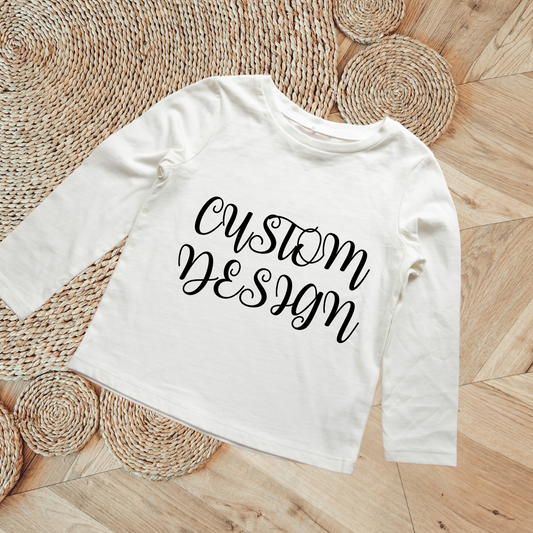 Custom Kid's Long Sleeve Shirt