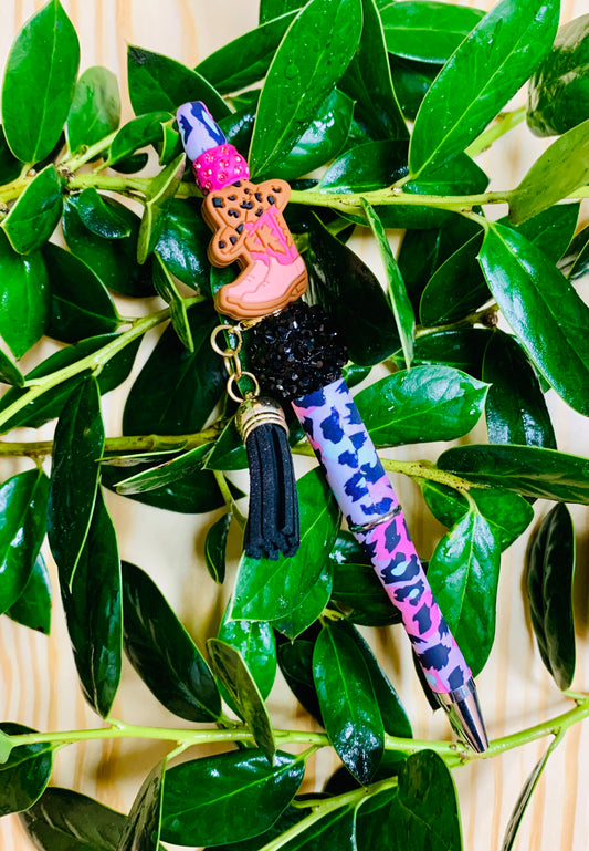 Cowgirl Beaded Pen