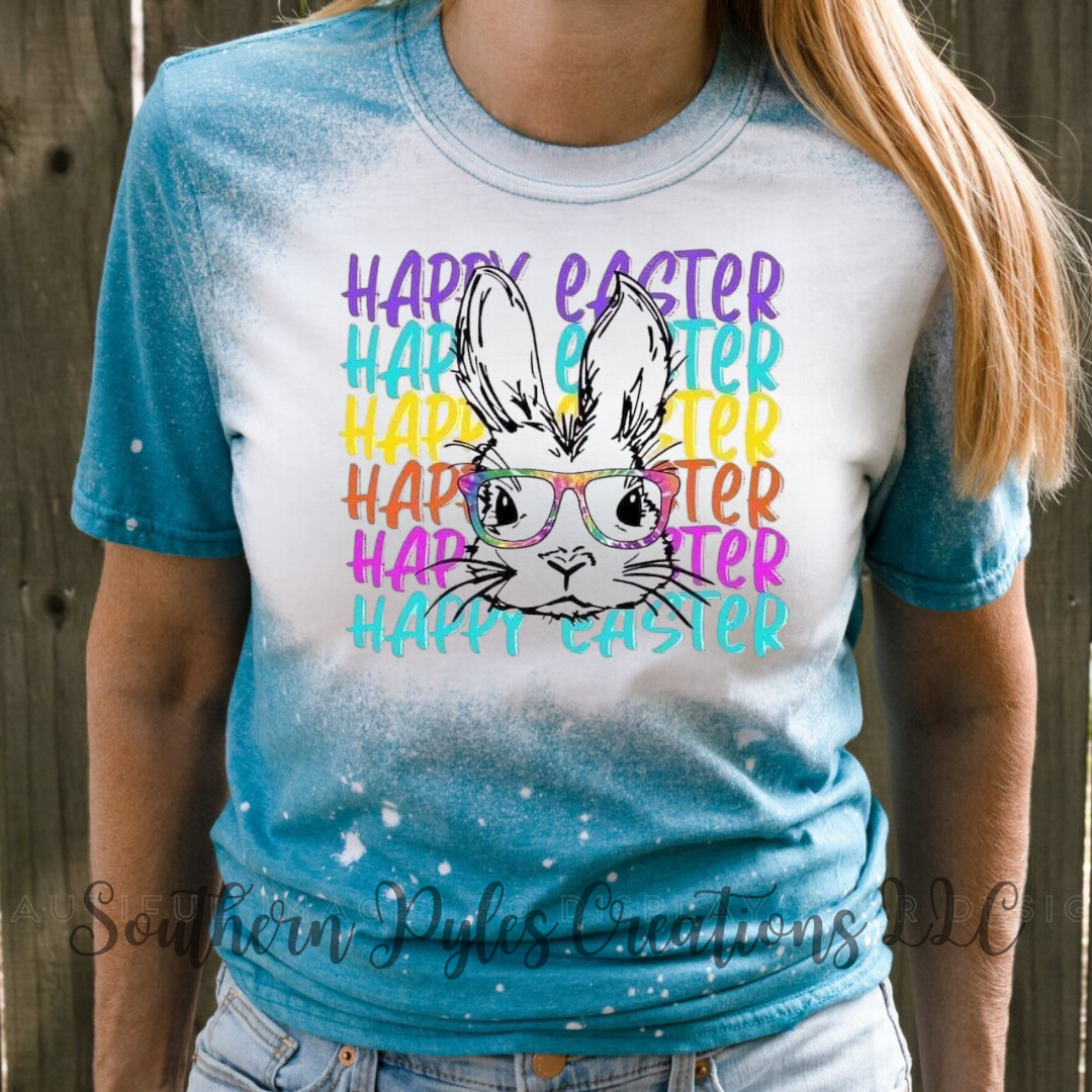 Happy Easter - Hipster Bunny