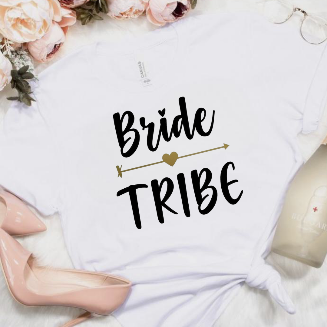 Bride Tribe Golden Heart Arrow